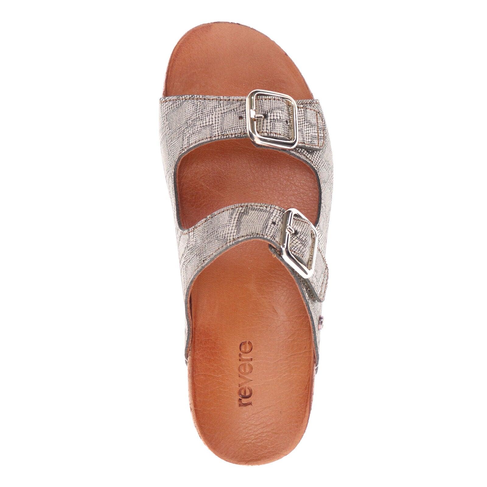 Brighton 2 Strap Slide Sandal - Revere Shoes