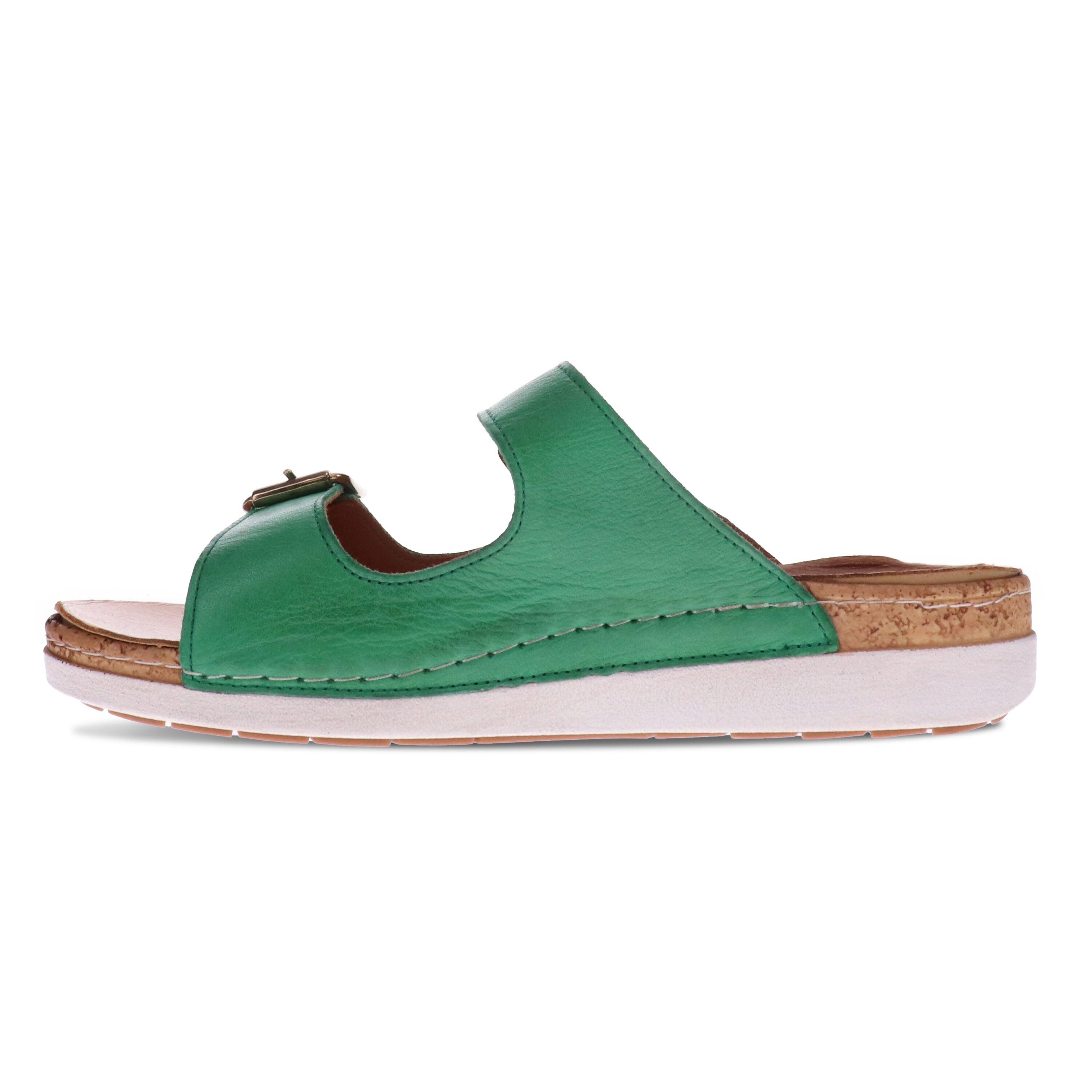 Brighton 2 Strap Slide Sandal - Revere Shoes