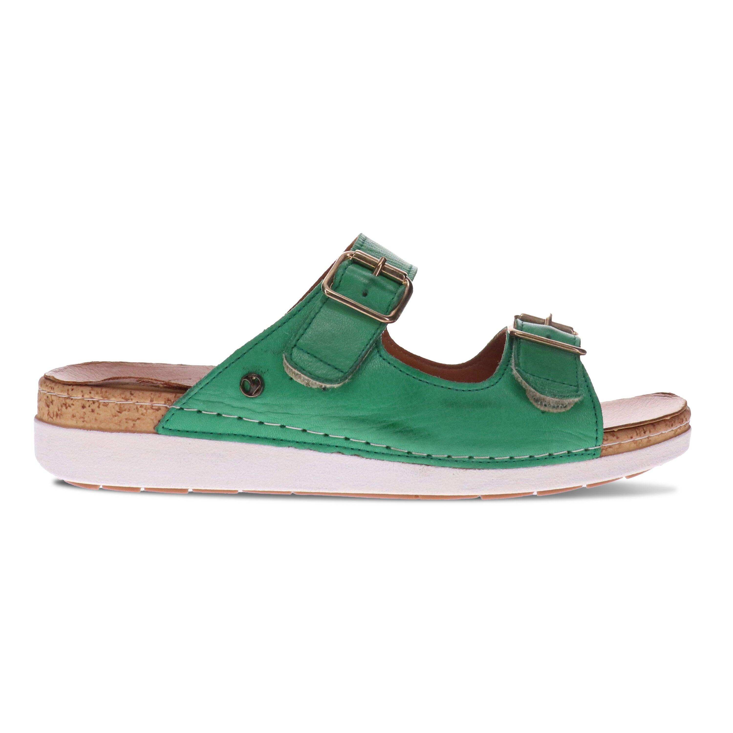 Brighton 2 Strap Slide Sandal - Revere Shoes