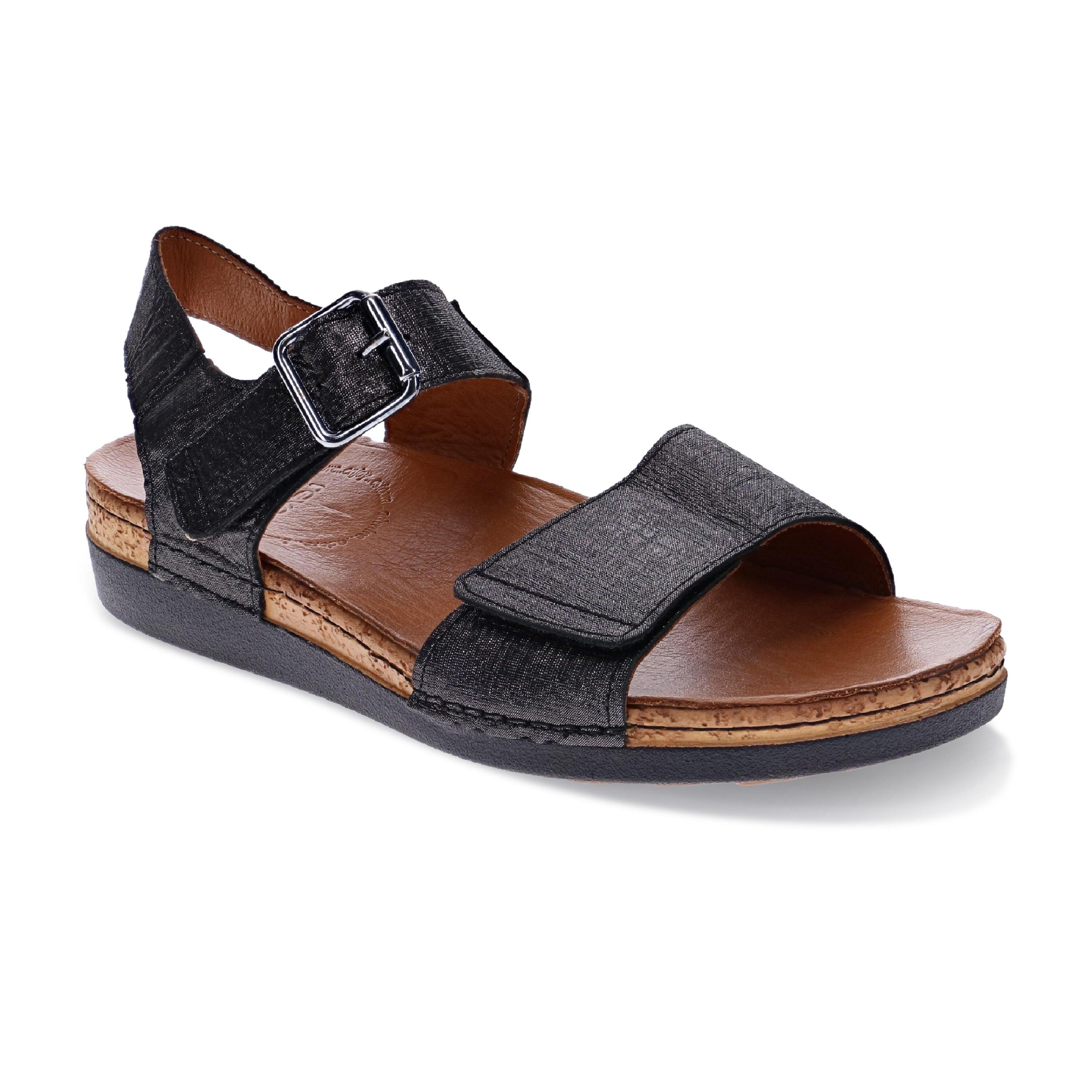 Georgia 3 Strap Adjustable Sandal - Revere Shoes