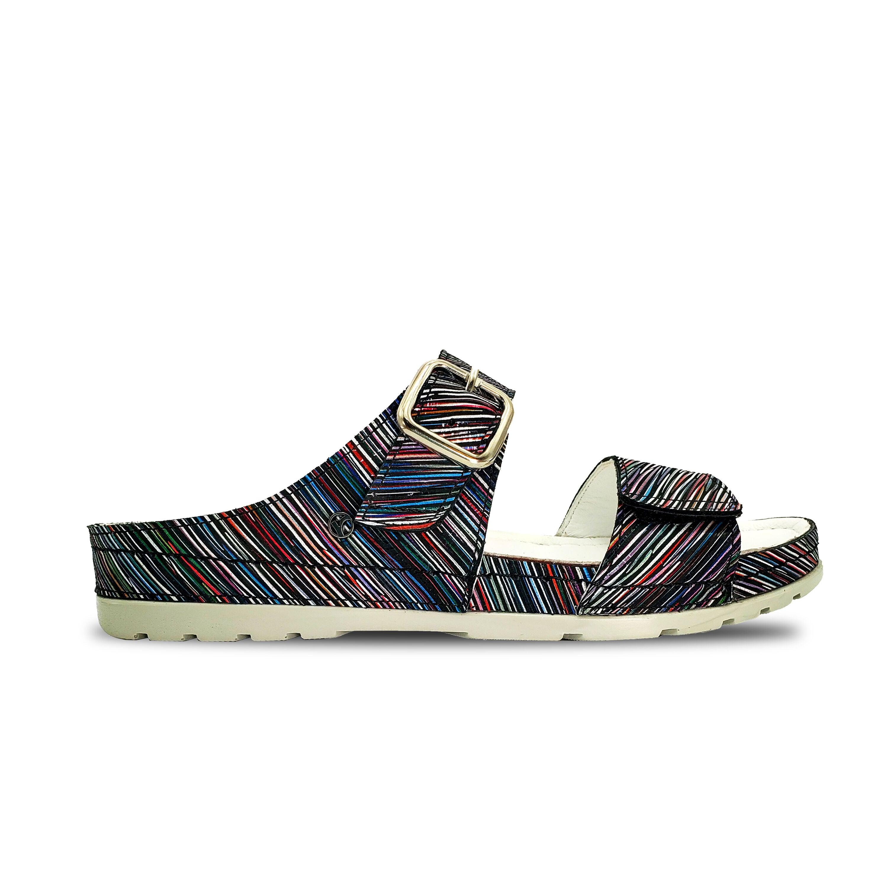 Palma 2 Strap Slide Sandal - Revere Shoes