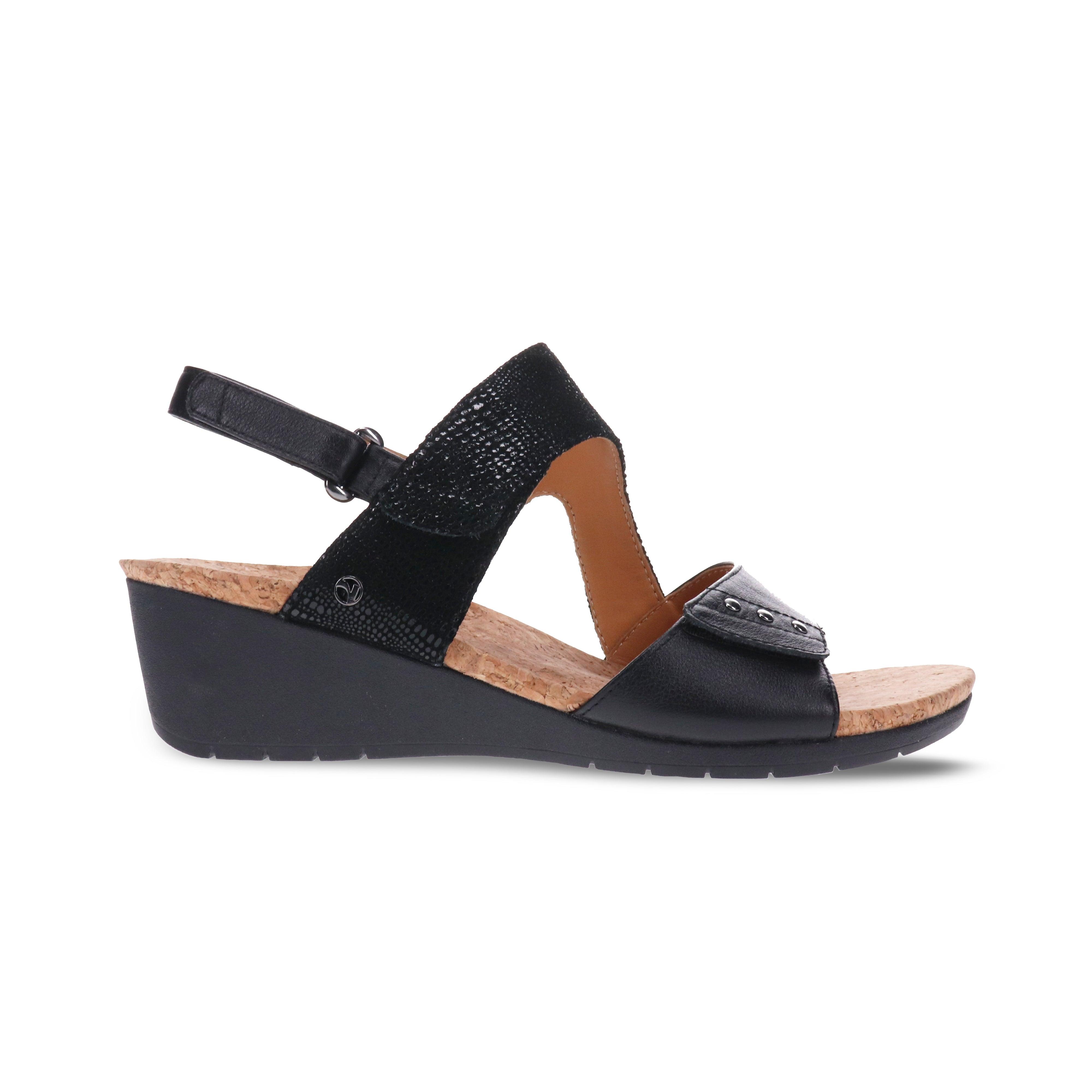 Grenada Back Strap Wedge - Revere Shoes