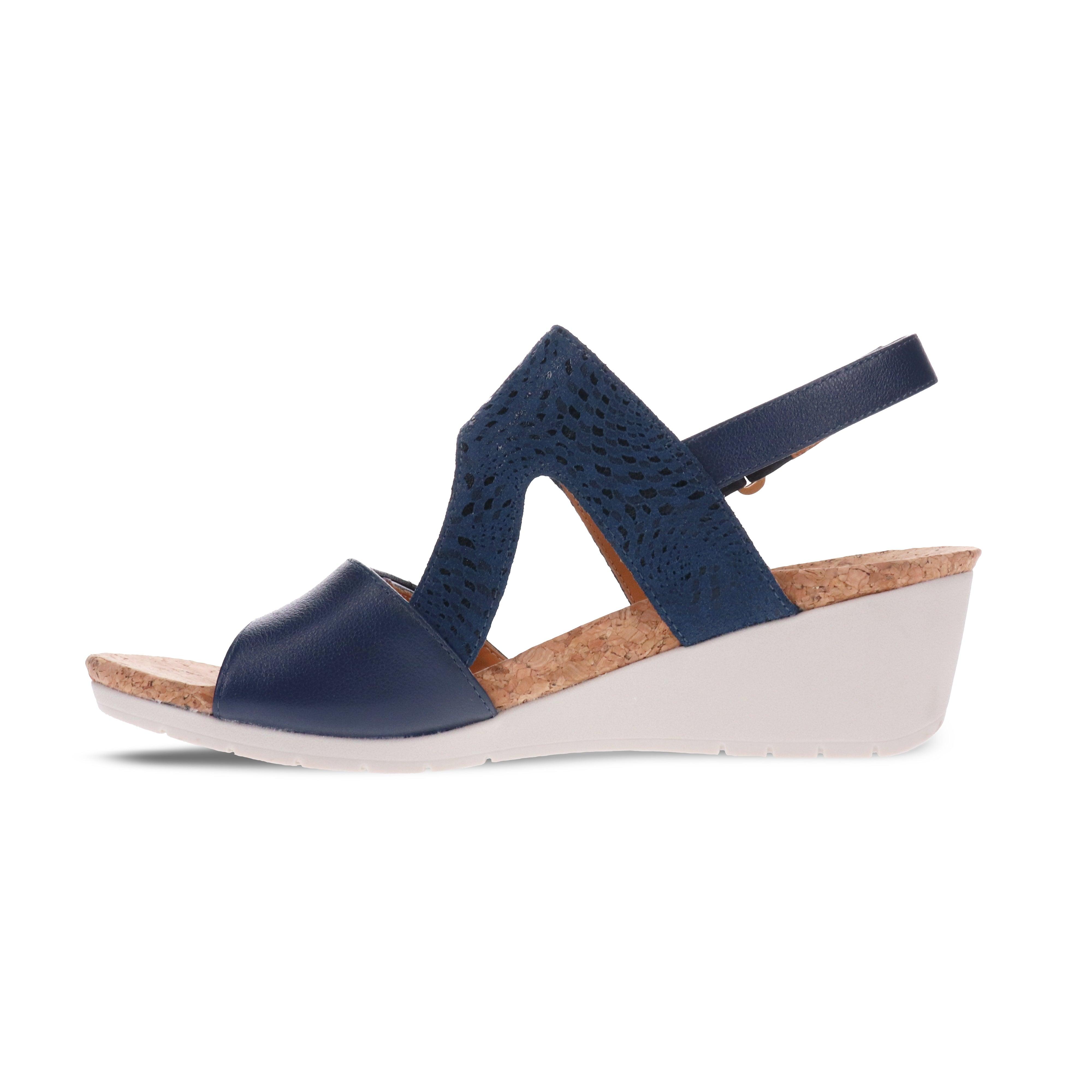 Grenada Back Strap Wedge - Revere Shoes