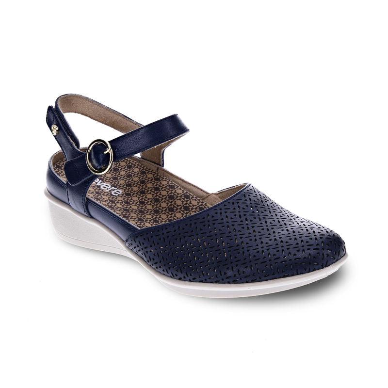 Calabria Closed Toe Sandal Blue