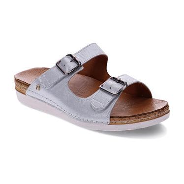Brighton 2 Strap Slide Sandal - Revere Shoes