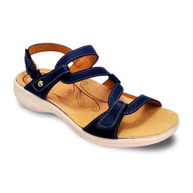 Emerald 3 Strap Leather Sandals