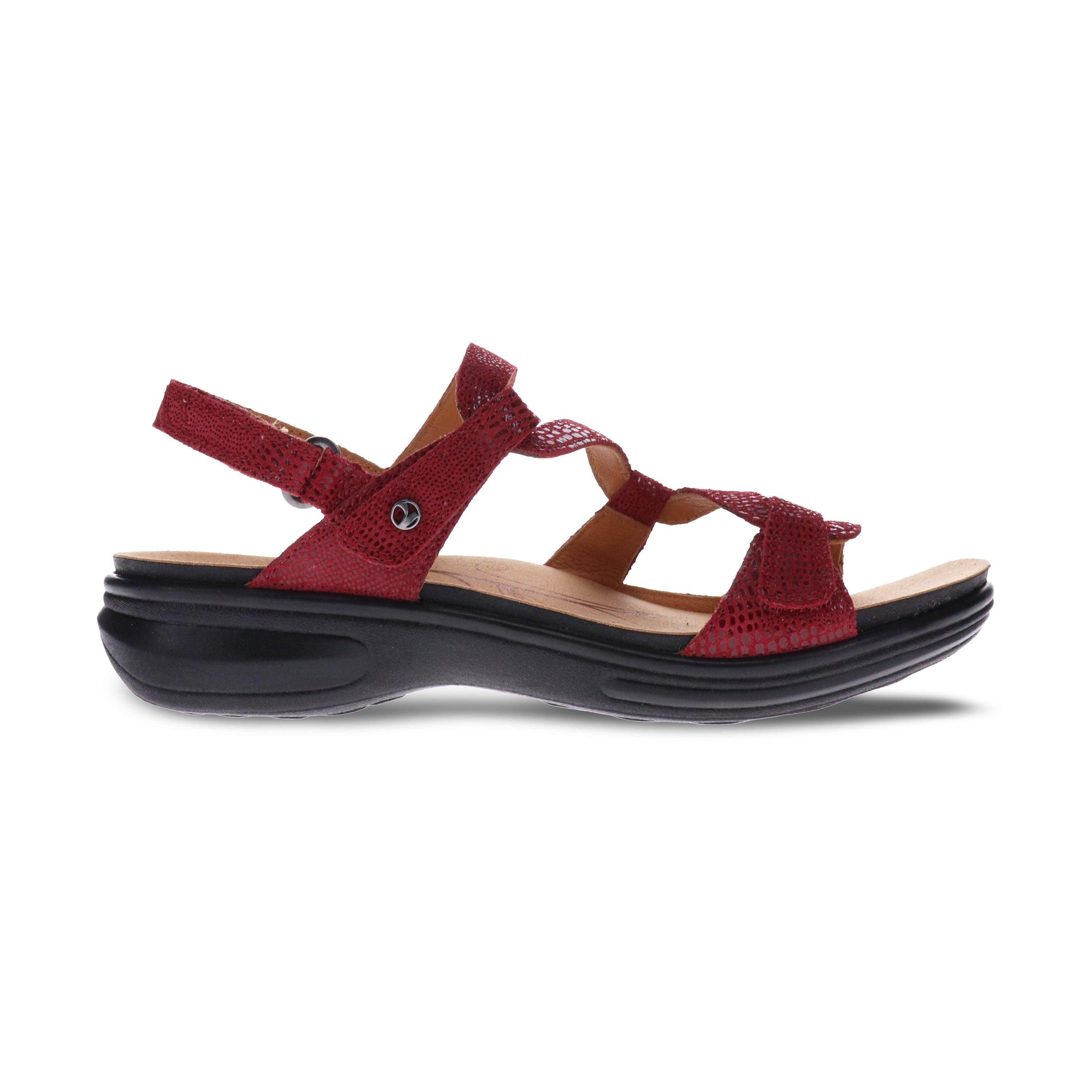 Orthotic 3 Strap Leather Sandals Comfort from Revere