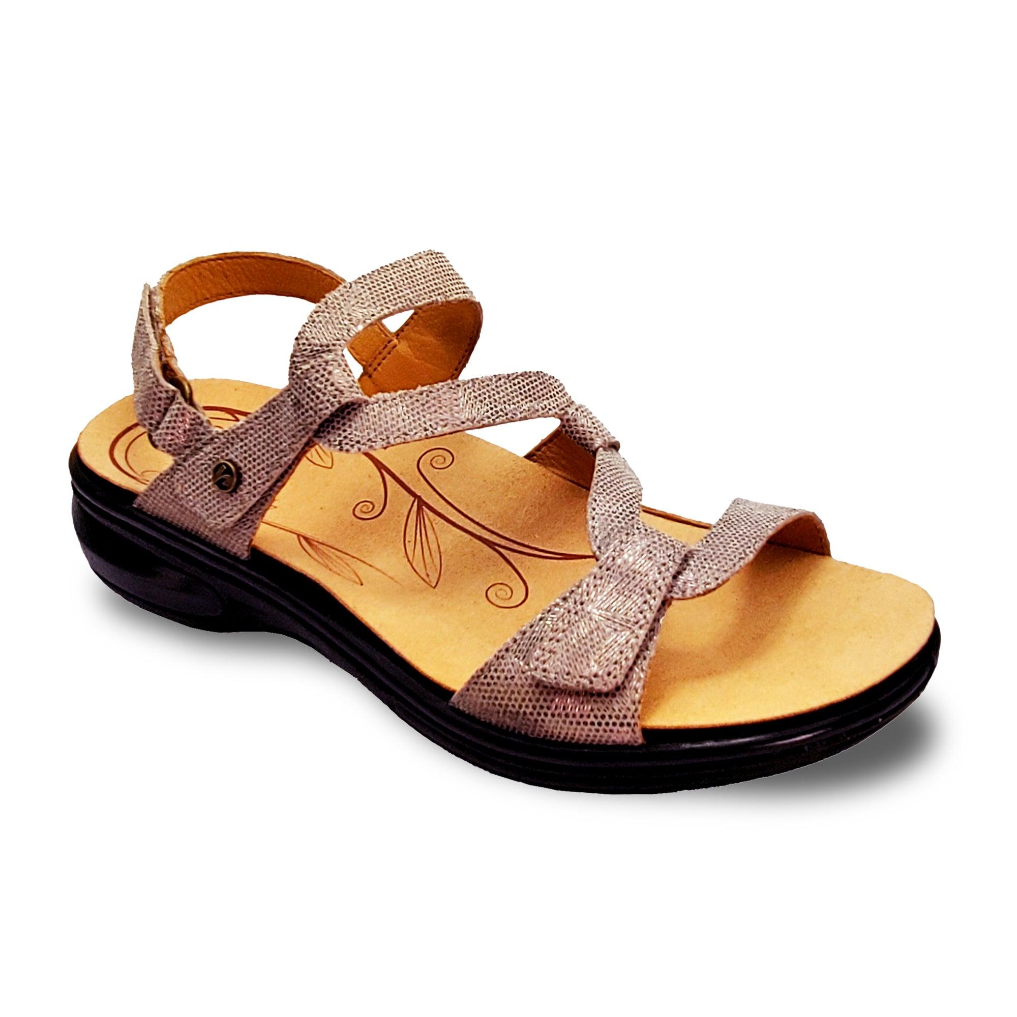 Emerald 3 Strap Leather Sandals - Seasonal - Revere Shoes