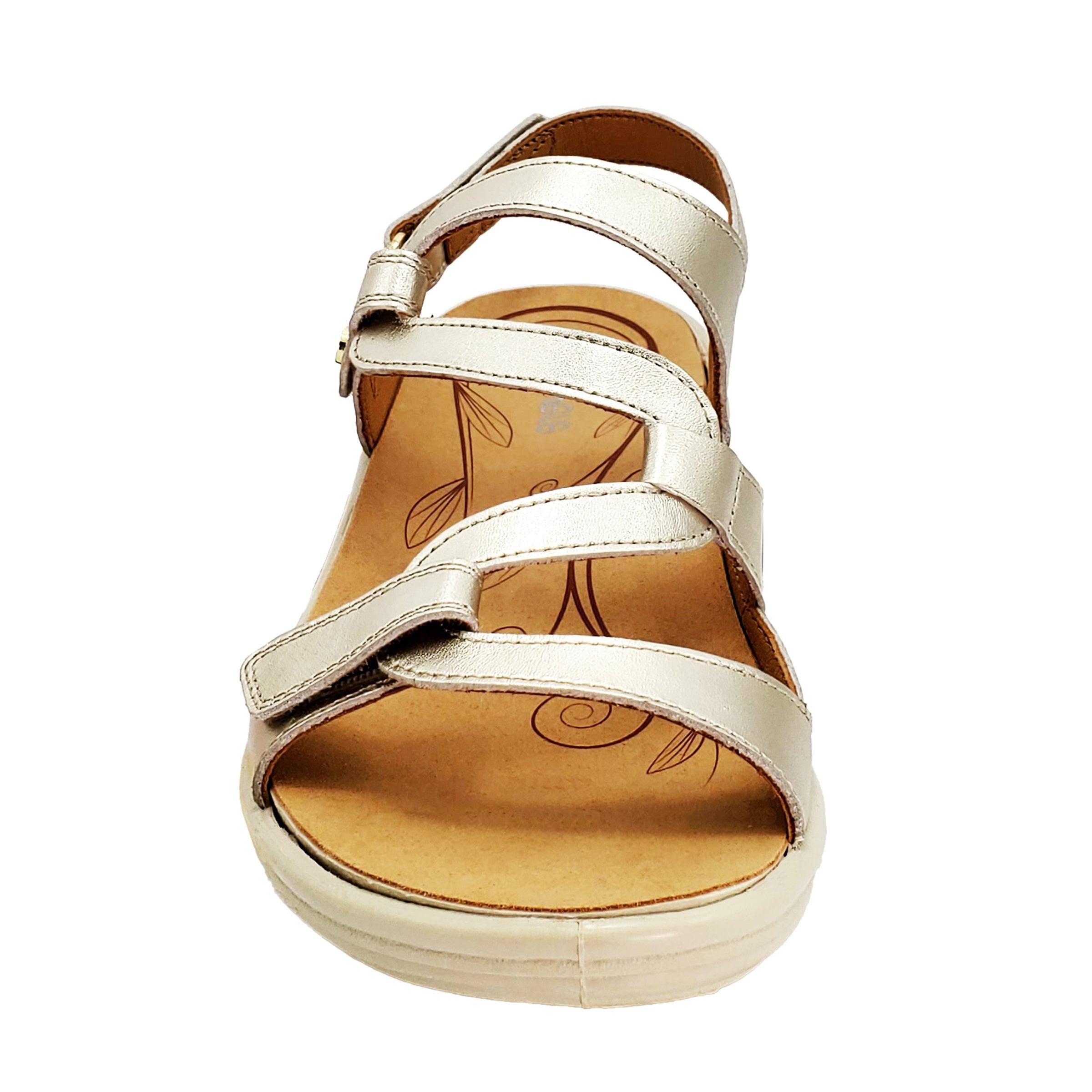 Emerald 3 Strap Leather Sandals - Seasonal - Revere Shoes