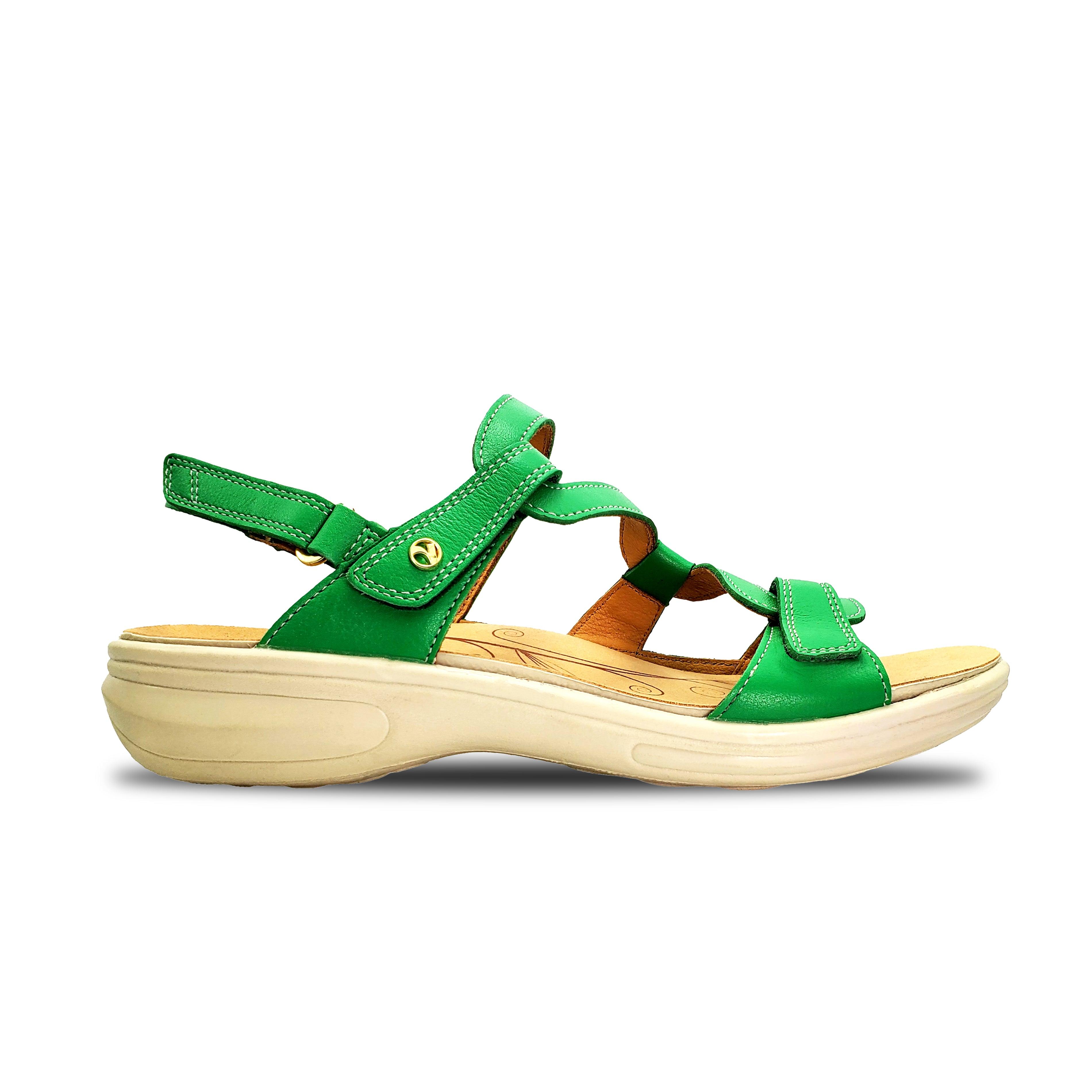 Emerald 3 Strap Leather Sandals - Seasonal - Revere Shoes
