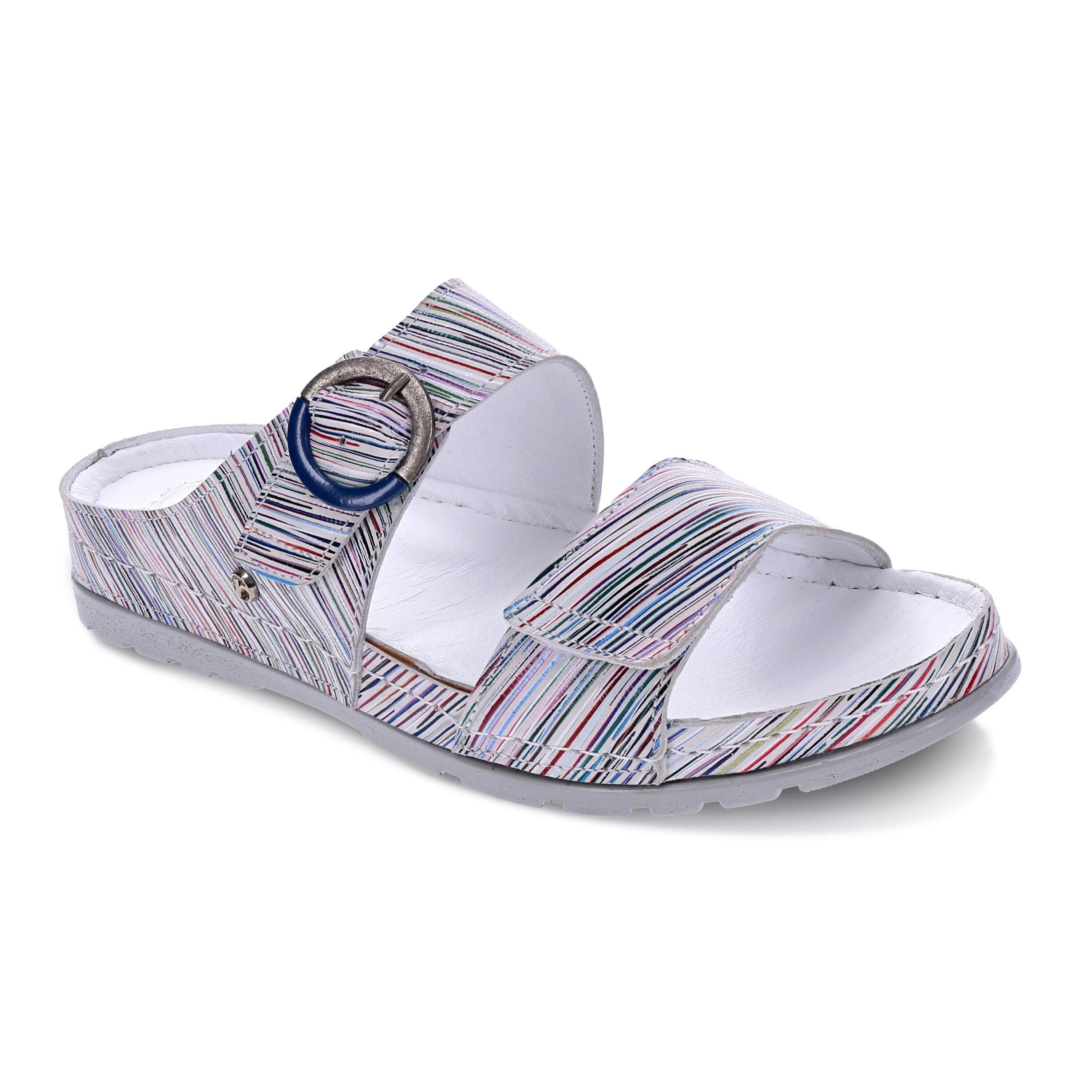Palma 2 Strap Slide Sandal - Revere Shoes