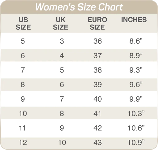 Shoe Size Conversion | Zappos.com
