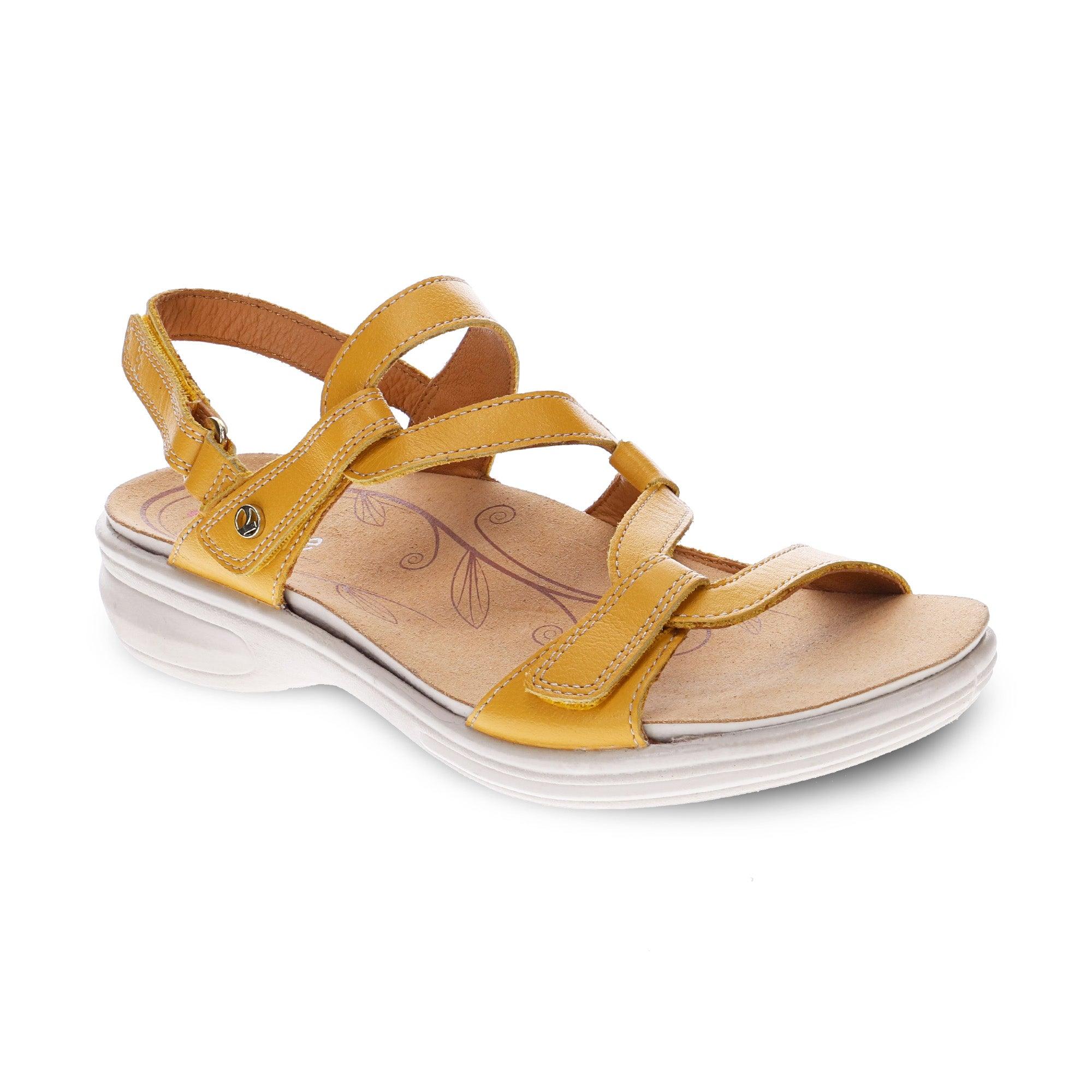 Miami 3 Strap Leather Sandals - on Sale - Revere Shoes