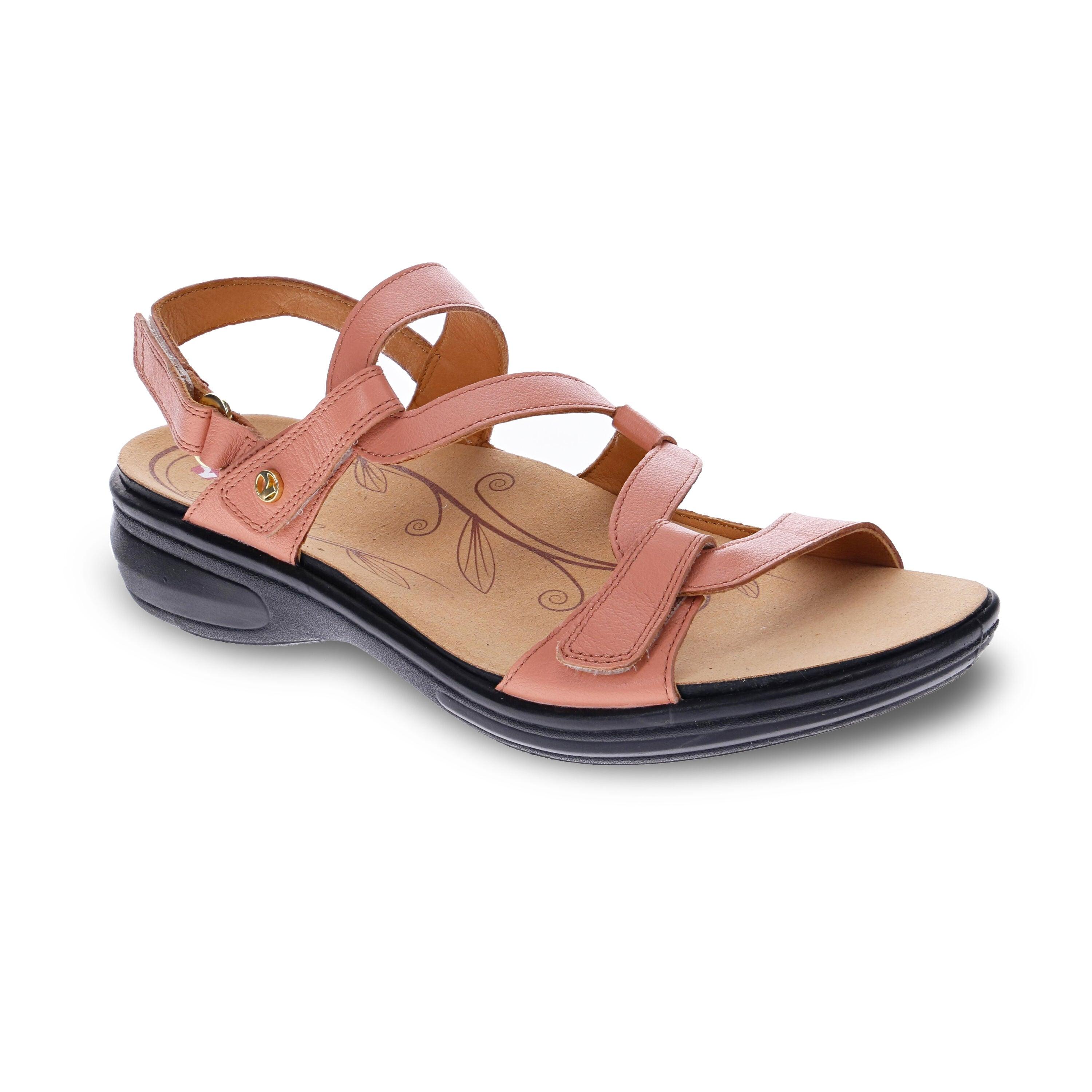 Miami 3 Strap Leather Sandals - on Sale - Revere Shoes