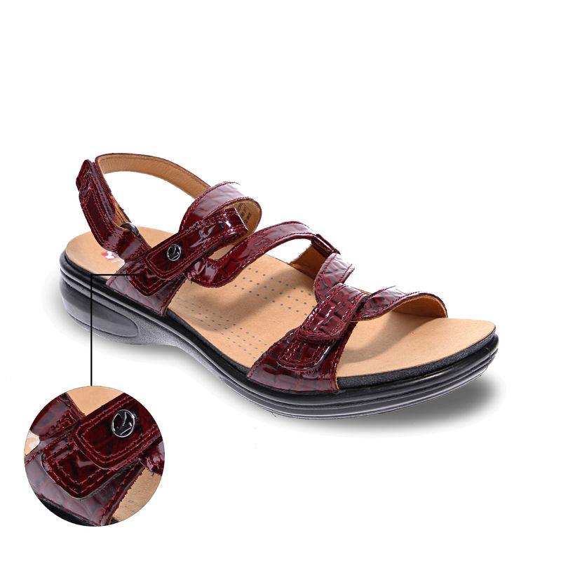 Miami 3 Strap Leather Sandals - on Sale - Revere Shoes