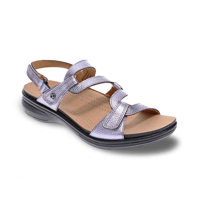 Emerald 3 Strap Leather Sandals - Classics - Revere Shoes