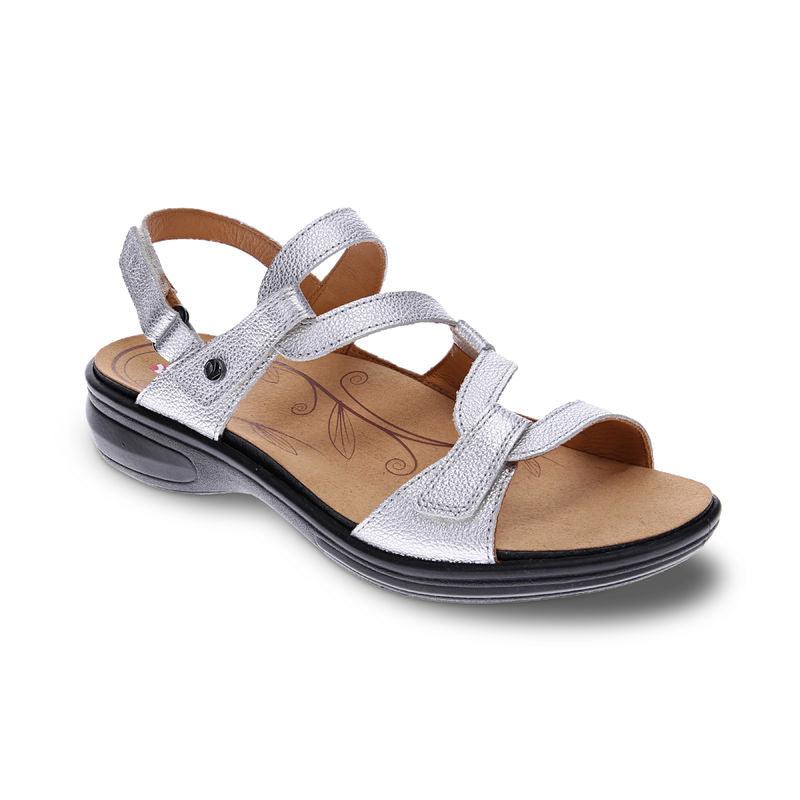 Emerald 3 Strap Leather Sandals - Seasonal - Revere Shoes