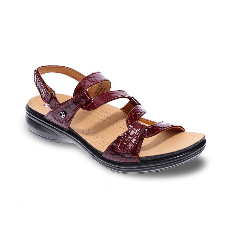 Emerald 3 Strap Leather Sandals - Seasonal - Revere Shoes