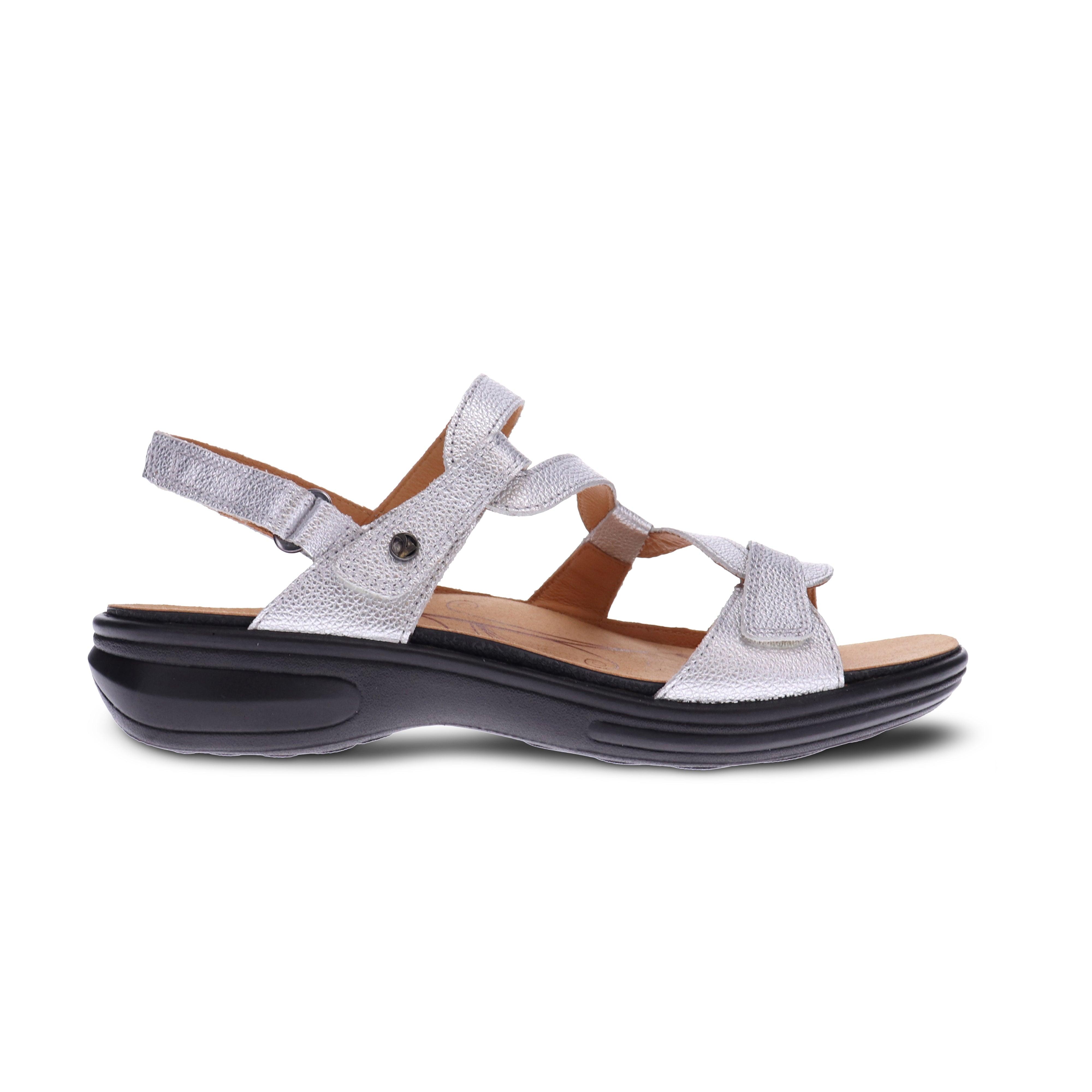 Emerald 3 Strap Leather Sandals - Seasonal - Revere Shoes