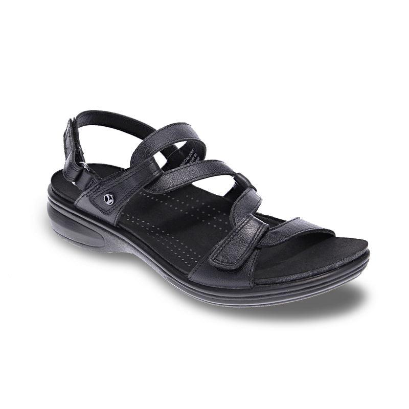 Emerald 3 Strap Leather Sandals - Seasonal - Revere Shoes