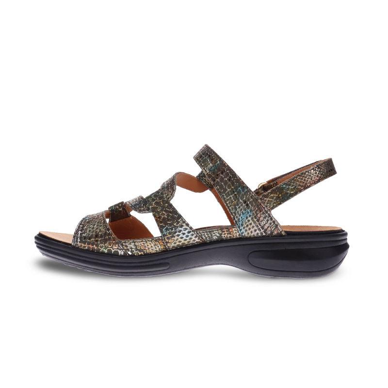 Emerald 3 Strap Leather Sandals - Seasonal - Revere Shoes