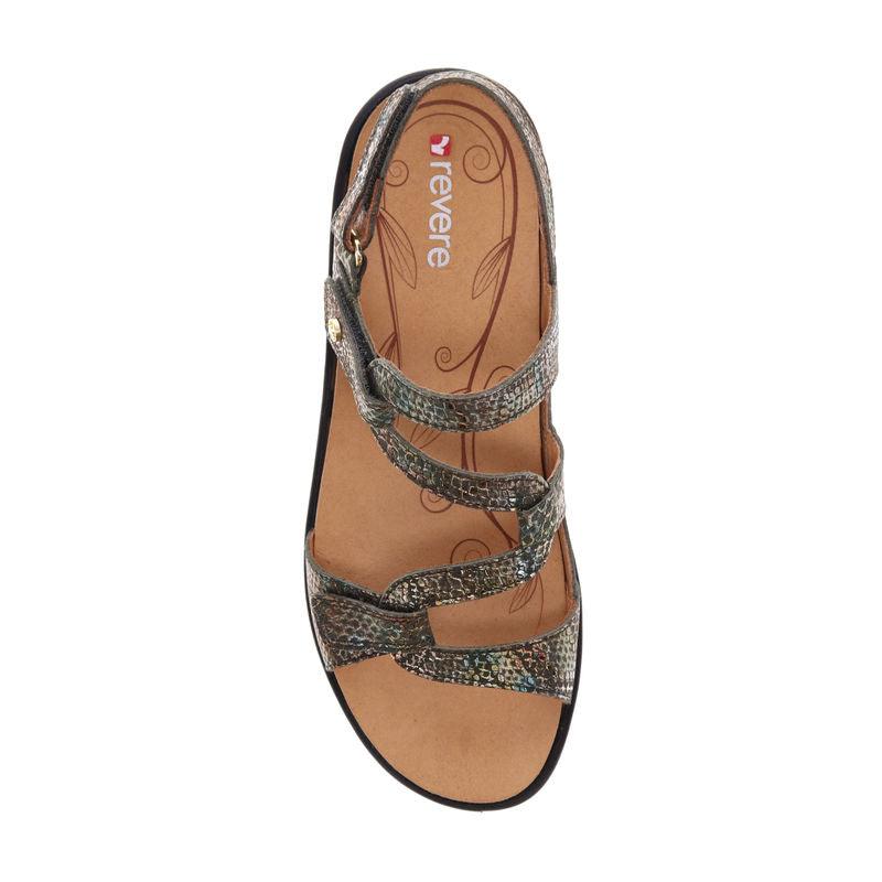 Emerald 3 Strap Leather Sandals - Seasonal - Revere Shoes
