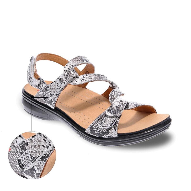 Emerald 3 Strap Leather Sandals - Seasonal - Revere Shoes