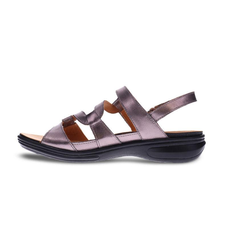 Emerald 3 Strap Leather Sandals - Seasonal - Revere Shoes