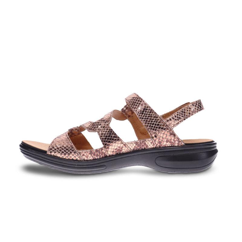 Emerald 3 Strap Leather Sandals - Seasonal - Revere Shoes
