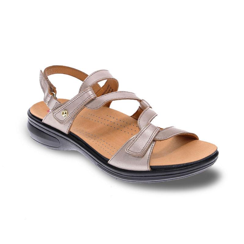 Emerald 3 Strap Leather Sandals - Seasonal - Revere Shoes