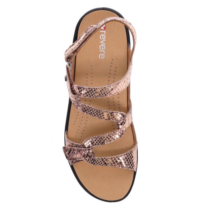 Emerald 3 Strap Leather Sandals - Seasonal - Revere Shoes