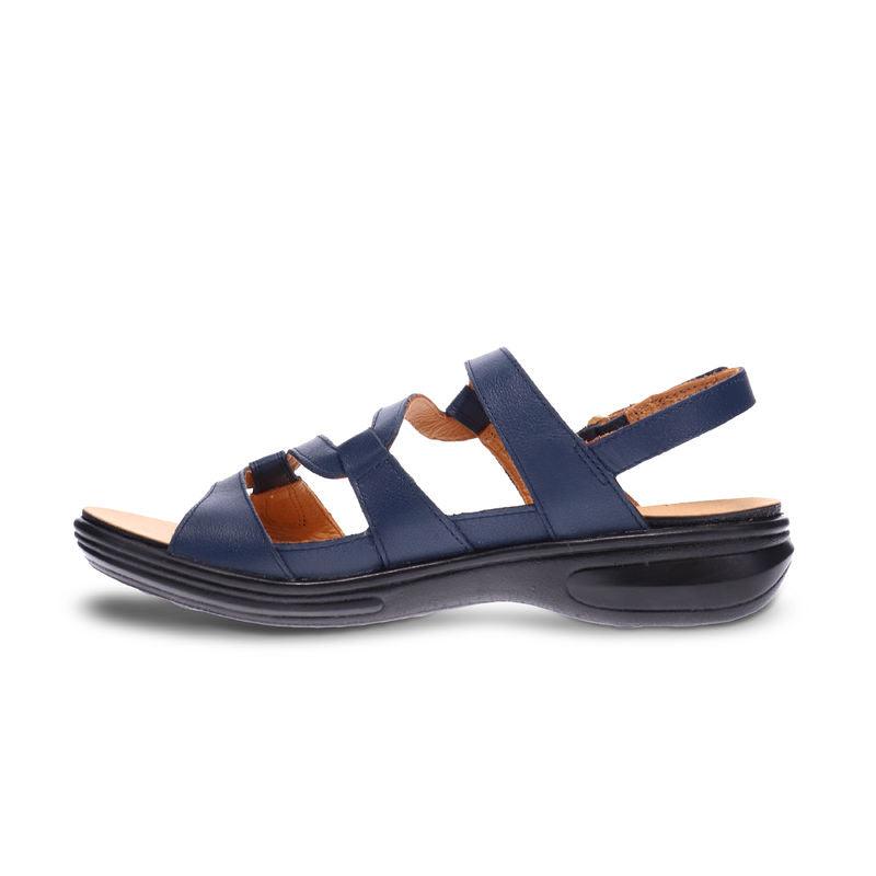 Emerald 3 Strap Leather Sandals - Seasonal - Revere Shoes