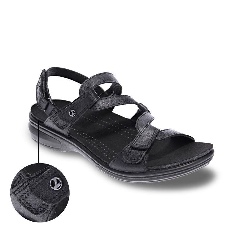Emerald 3 Strap Leather Sandals - Seasonal - Revere Shoes