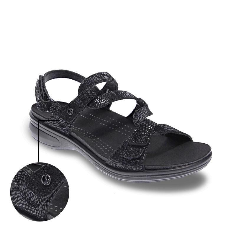 Emerald 3 Strap Leather Sandals - Seasonal - Revere Shoes