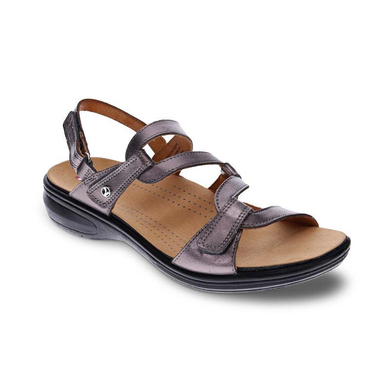 Emerald 3 Strap Leather Sandals - Seasonal - Revere Shoes