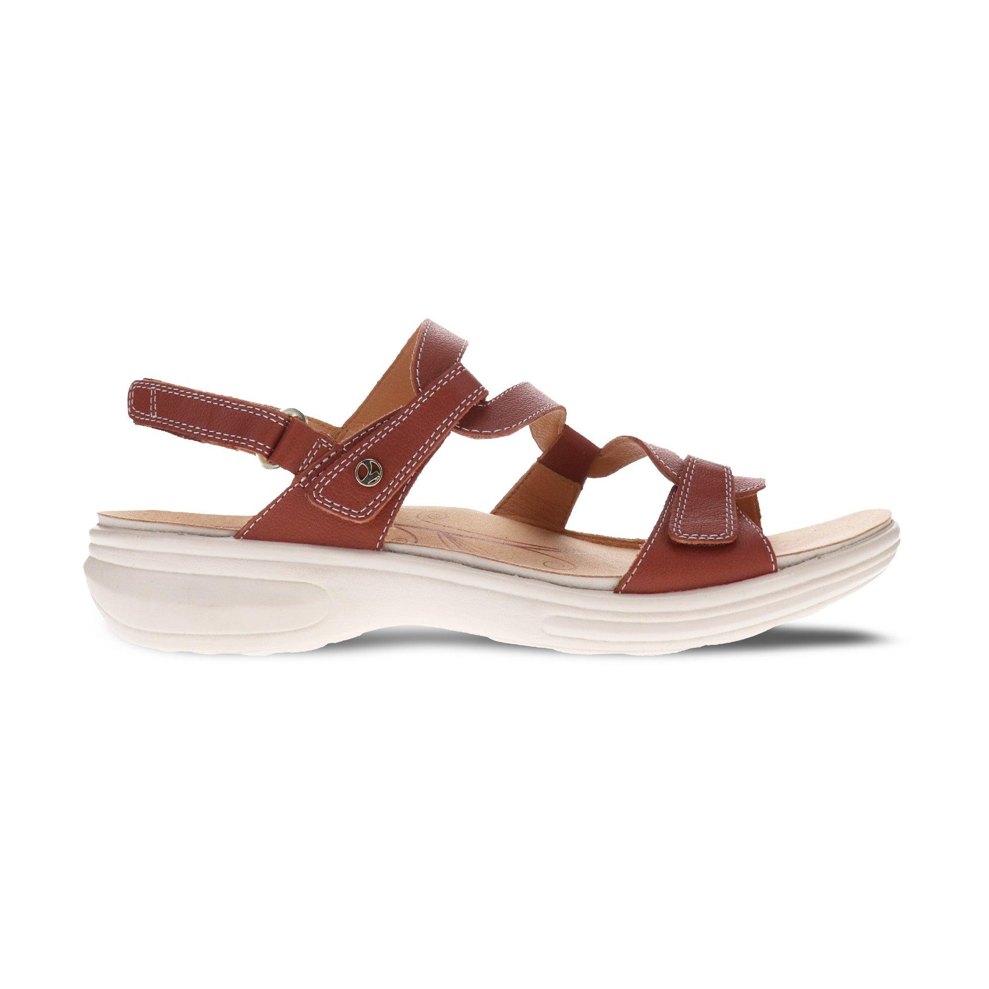 Emerald 3 Strap Leather Sandals - Seasonal - Revere Shoes