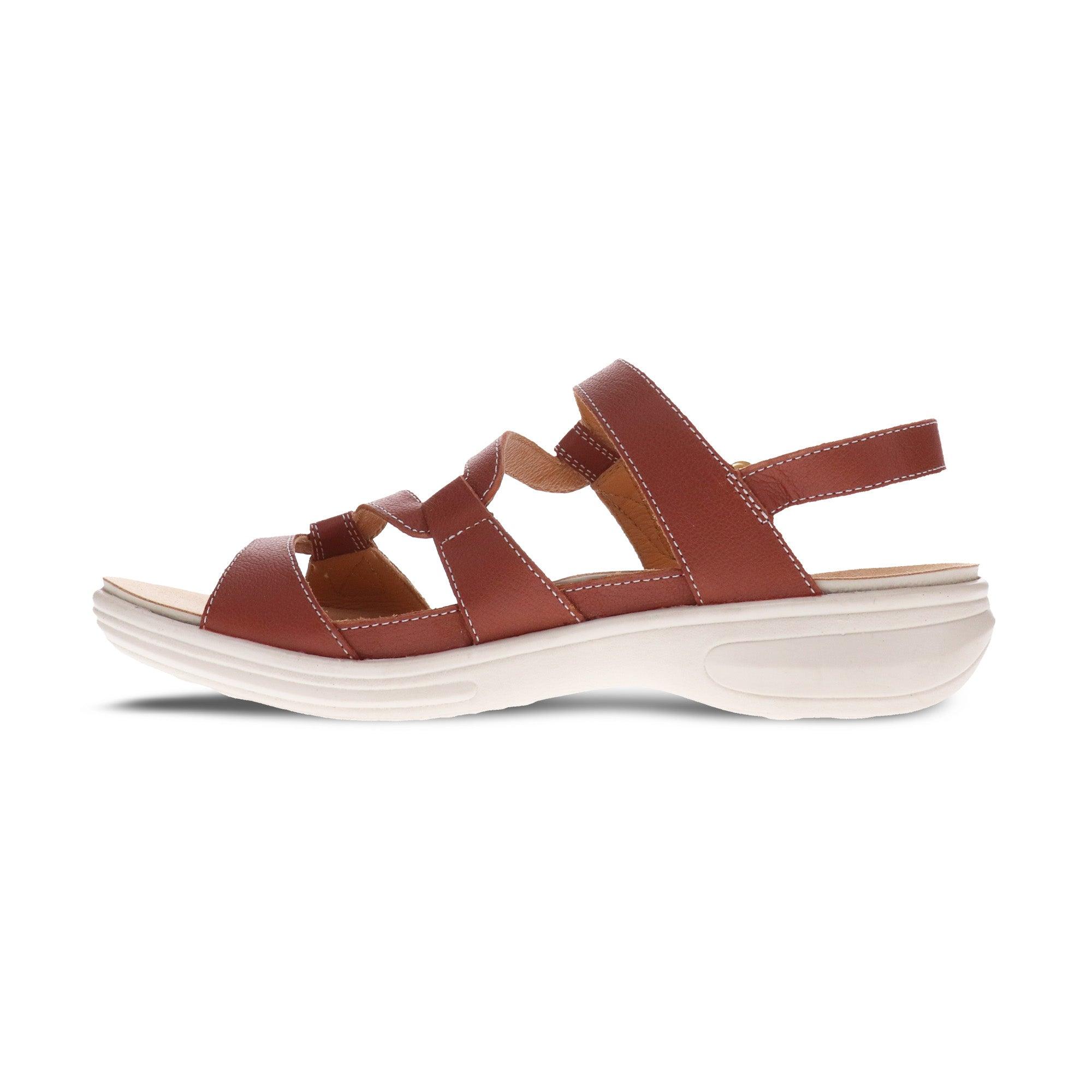 Emerald 3 Strap Leather Sandals - Seasonal - Revere Shoes