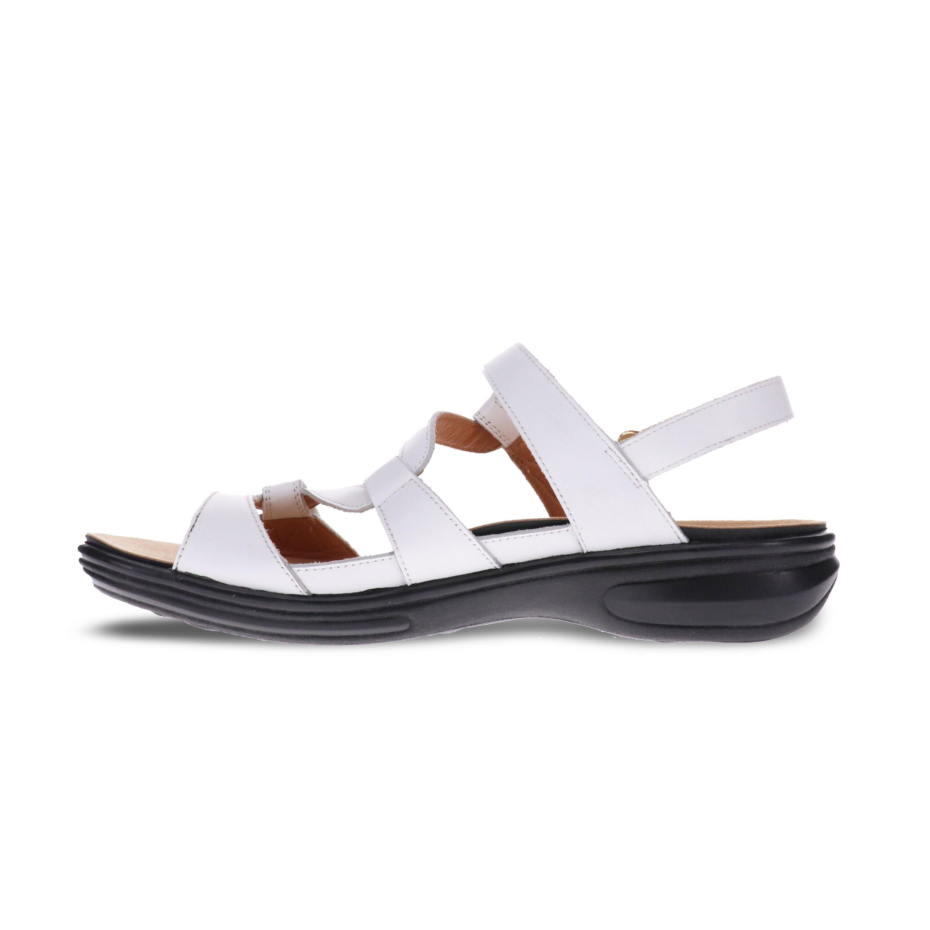 Emerald 3 Strap Leather Sandals - Seasonal - Revere Shoes