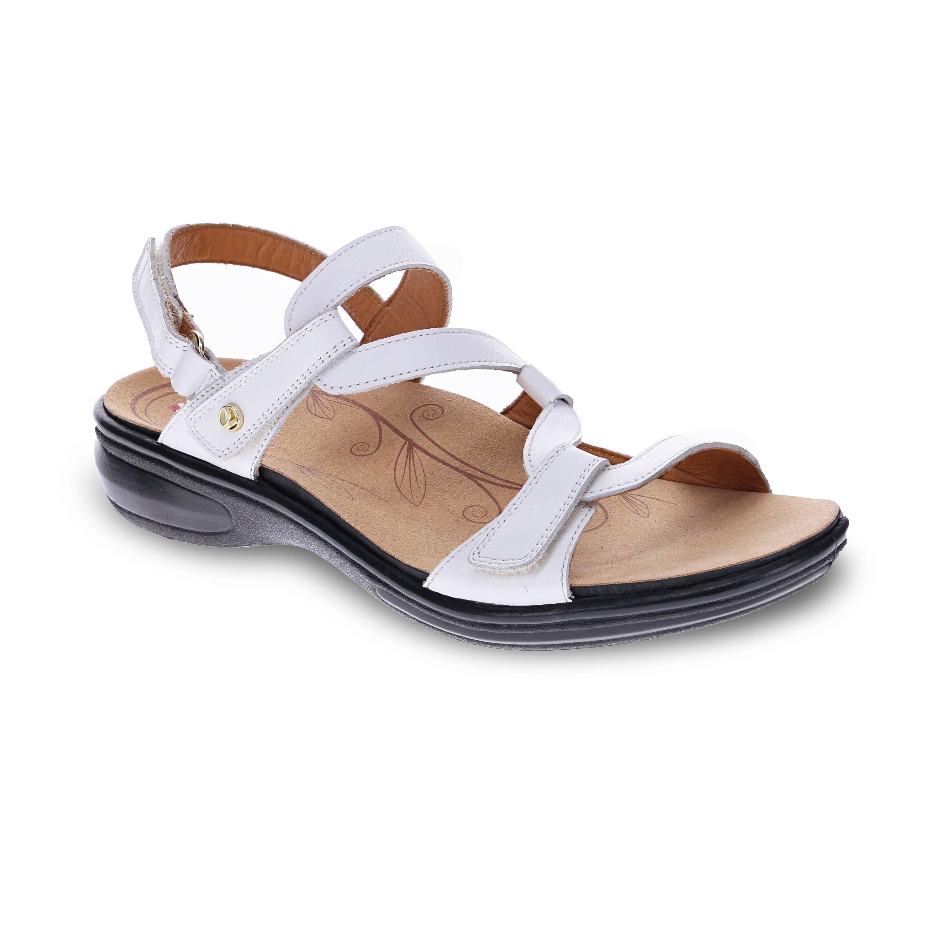 Emerald 3 Strap Leather Sandals - Seasonal - Revere Shoes