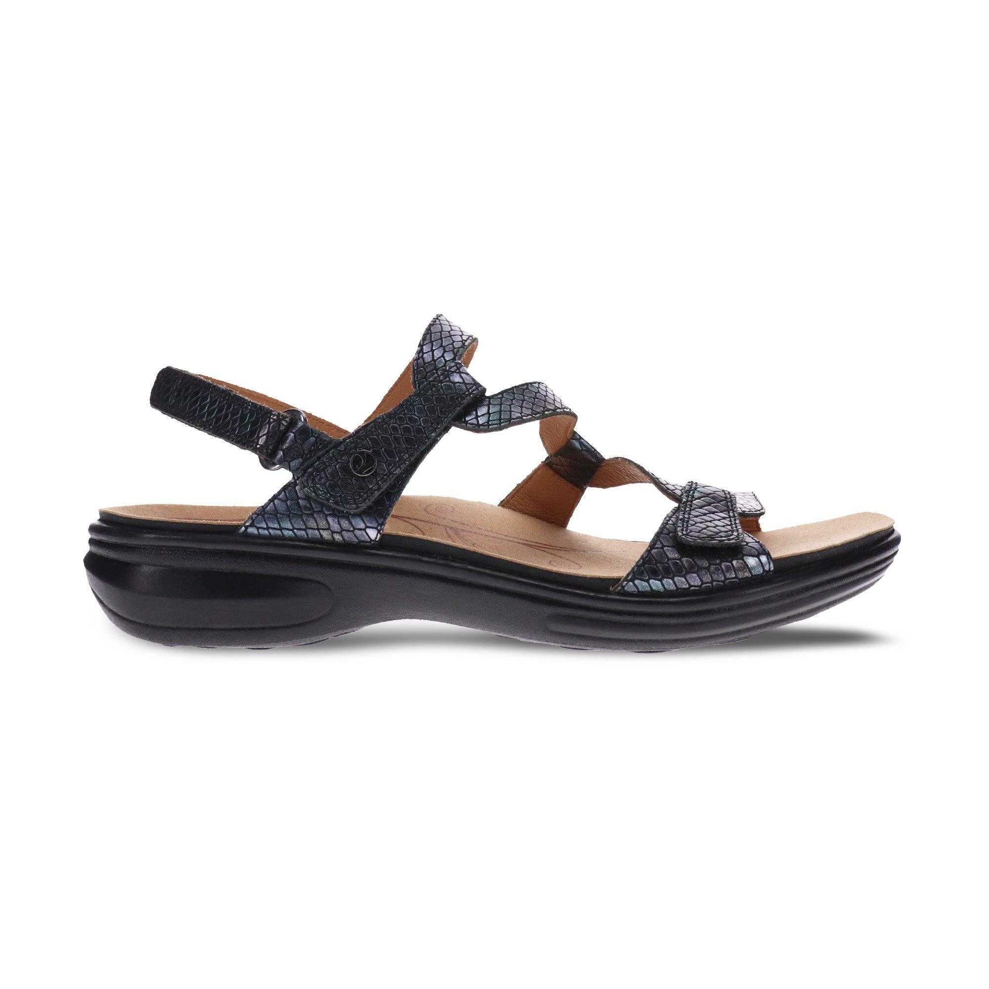 Emerald 3 Strap Leather Sandals - Seasonal - Revere Shoes
