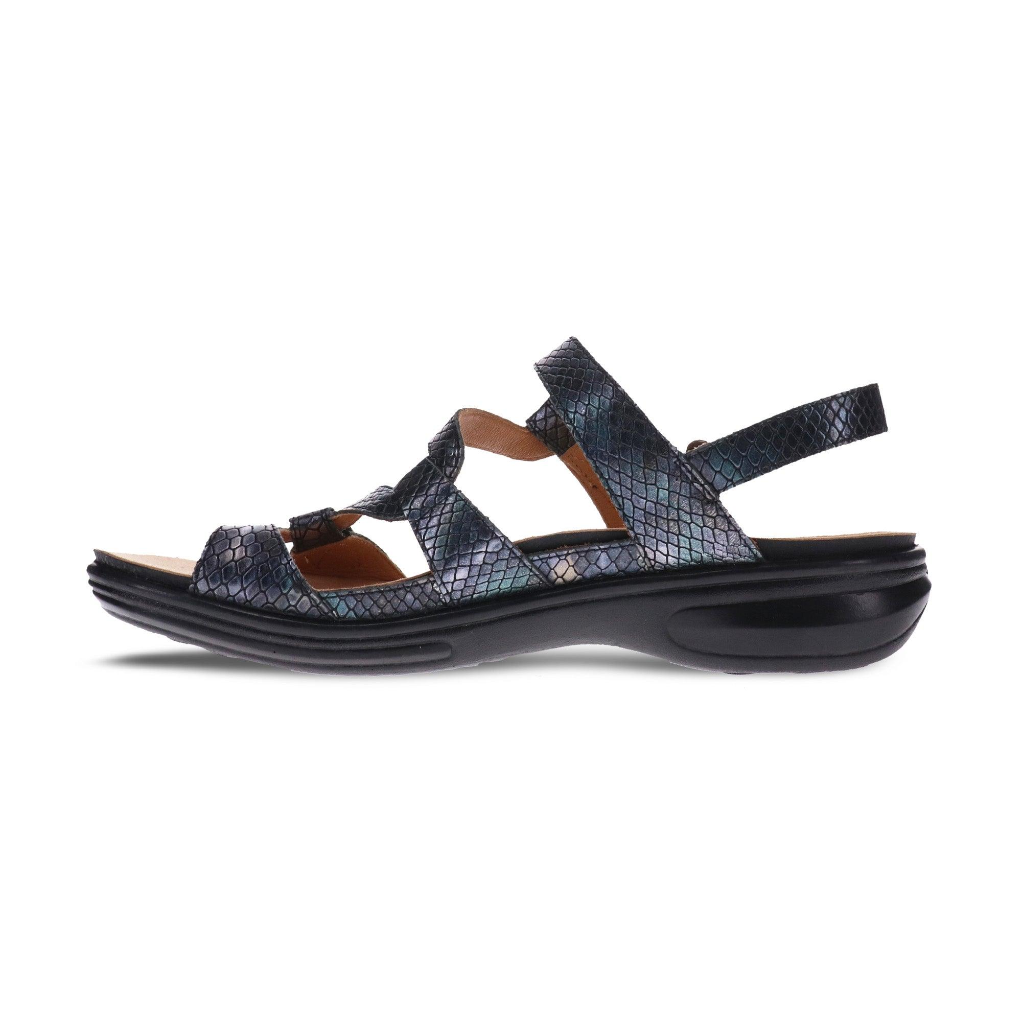 Emerald 3 Strap Leather Sandals - Seasonal - Revere Shoes